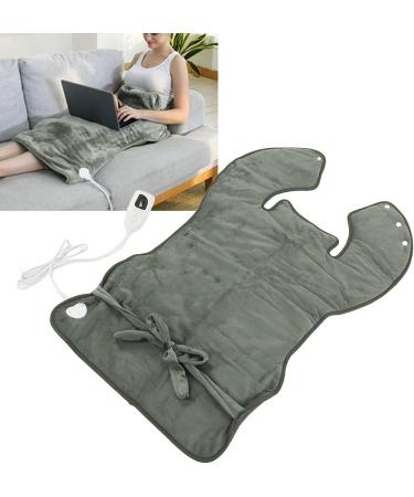 Lantro JS Electrical Heating Pillows - Soft Plush Back Pain Relief with 6 Temperature Settings (Dark Gray 220V EU Plug) - Buy Online on GoSupps.com