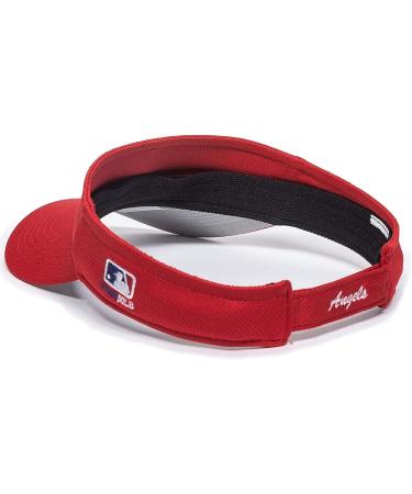 Los Angeles Angels Red Golf Sun Visor Hat Cap - Men's Adjustable - Buy Online on GoSupps.com