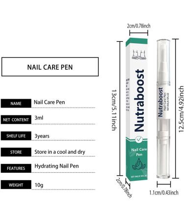Nail care pen 3 ml repair solution for toenails natural and strengthening for yellowing and thickening of the skin older men feet home - Buy Online on GoSupps.com