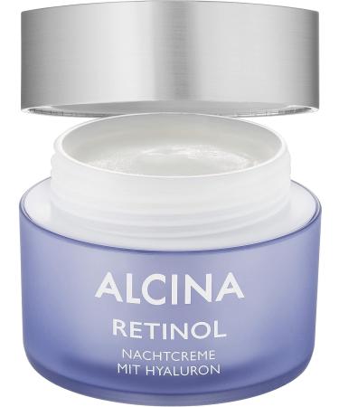 Dr AS ALCINA Retinol Night Cream 1 x 50 ml intensive nourishing face cream for smoother and tighter skin promotes cell regeneration during sleep with hyaluronic acid and shea butter - Buy Online on GoSupps.com