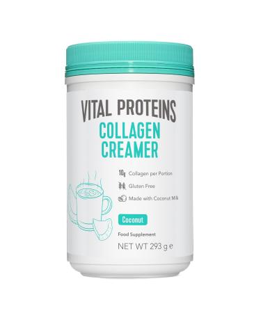 Vital Proteins Collagen Coffee Creamer No Dairy & Low Sugar Powder with Collagen Peptides Supplement - with Energy-Boosting MCTs - Coconut 293g