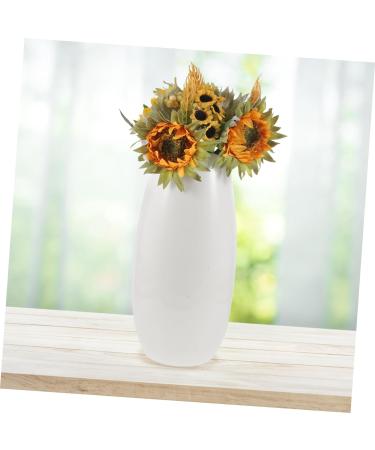 Zerodeko Flower Arrangement Supplies Vintage Small Mirror Round Decor for Home Bulldog Figurine Bridal Bouquets Small Rope Basket Round Wooden Wall Decor Boho Props Sunflower - Buy Online on GoSupps.com