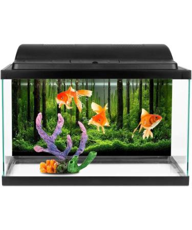 Aquarium Background Decoration PVC Adhesive Underwater Forest Tank Background Poster Double Sides Backdrop Decoration Paper for Aquarium(76 46cm) - Buy Online on GoSupps.com