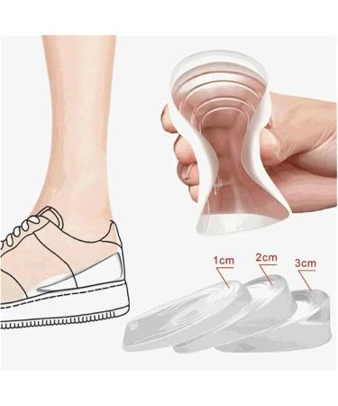 Height Increase Insoles for Men - 1 3cm Silicone Gel Shoe Inserts for Elevation and Comfort - Portable Lift Up Accessories - Buy Online on GoSupps.com