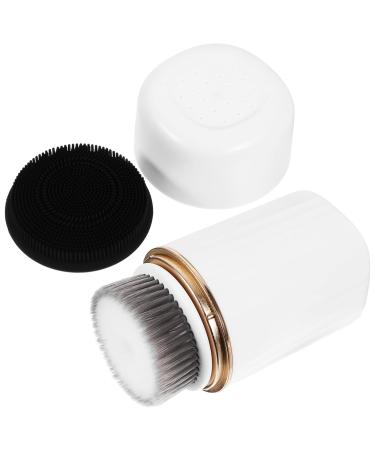 Didiseaon Electric Facial Brush Pores Cleansing Brush Facial Cleaning Brush Face Scrubber Face Wash Brush Electric Face Brush Face Exfoliator Tool Face Cleansing Brush White