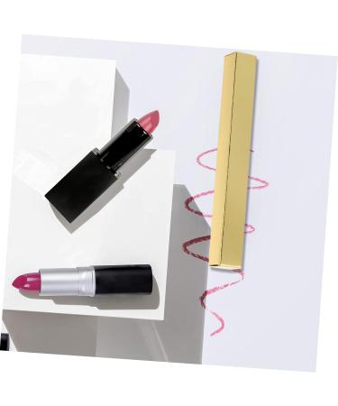  BIUDECO 50 Boxes Lip Gloss Box Lipstick Box DIY Lipstick Bottle Boxes Lip Container Perfume Eyeliner Gold Card - Buy Online on GoSupps.com