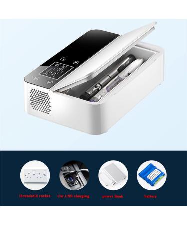 Portable Insulin Cooler BoxUSB Rechargeable Medical Incubator Mini Battery Car Fridge Intelligent Temperature Control - Buy Online on GoSupps.com