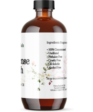 Frankincense and Myrrh 4oz Premium Fragrance Oil Aromatherapy Diffuser Crafts Soap Home Scents Bath & Body DIY Parfum and Much More. Versatile and Long-Lasting - Buy Online on GoSupps.com