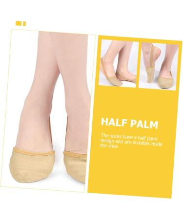 4 Pairs Yoga Toe Protector Shoes Pads | Breathable Forefoot Cushion & Sweat-Absorbent Socks - Buy Online on GoSupps.com