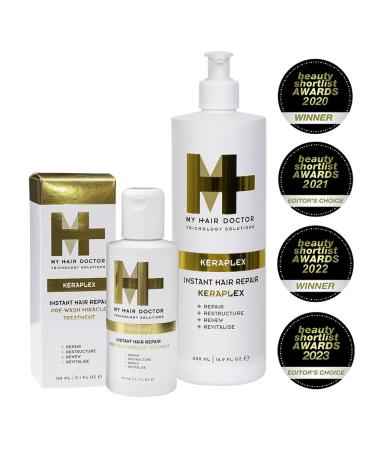 MY HAIR DOCTOR MY HAIR DOCTOR Keraplex Instant Repair Treatment for Colored Hair (1 x 500 ml 1 x 150 ml)