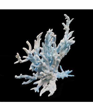 Jinminamz Blue Artificial Coral Ornament for Aquarium | Realistic Plastic Coral Plants & Landscape Decoration - Buy Online on GoSupps.com