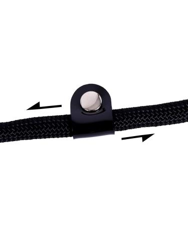 Lionto Dog Collar for Retrievers - Black Training Collar | 40 cm Length 0.8 cm Thickness | International Shipping Available - Buy Online on GoSupps.com
