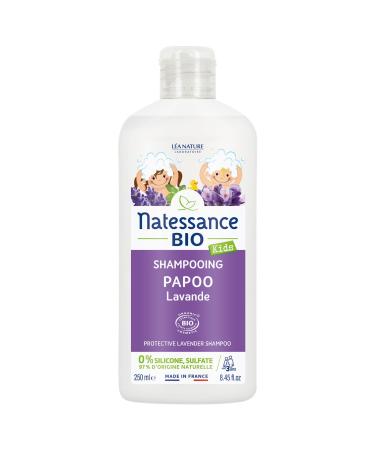 Natessance - Papoo Protective Shampoo - Lavender - Certified Organic Cosmos Organic - 250 ml bottle