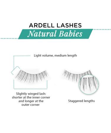 Buy ARDELL 4 Pack Natural Babies Black Lashes - 25g 4 Pairs | International Shipping Available - Buy Online on GoSupps.com