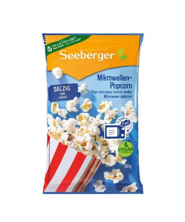 Seeberger Salted microwave popcorn (with sunflower oil)