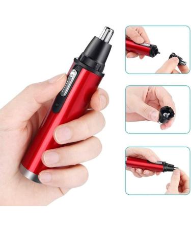 Nose Hair Trimmer - USB Rechargeable Electric Ear Nose Trimmer for Men & Women | Waterproof Dual Edge Blades Portable & Easy to Clean - Buy Online on GoSupps.com