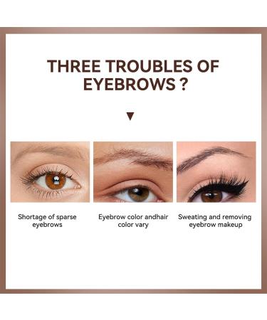  Holdes Waterproof eyebrow gel - 6g - Waterproof and long-lasting gel - Natural eyebrow color - For home travel everyday wear and parties - Buy Online on GoSupps.com