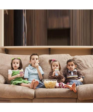 Ouoqi Popcorn Bags - 36 Striped Candy Bar & Snack Box Blue Wave Pattern for Parties Birthdays & Weddings - Buy Online on GoSupps.com