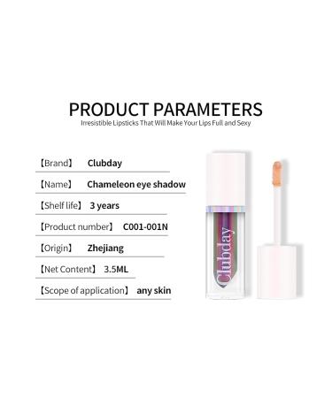 Liquid Glitter Eyeshadow - Long Lasting Waterproof Metallic Shimmer Makeup | Chameleon 05# SL05 - Shop Now for Stunning Eye Looks - Buy Online on GoSupps.com