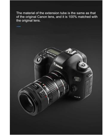 VILTROX DG-C Auto Focus AF Macro Lens Extension Tube Ring for Canon EF EF-S DSLR Camera - Buy Online on GoSupps.com