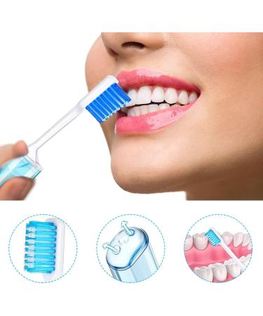 Travel Toothbrush Set - 6 Portable Foldable Soft Bristle Toothbrushes for Camping & Travel - Buy Online on GoSupps.com