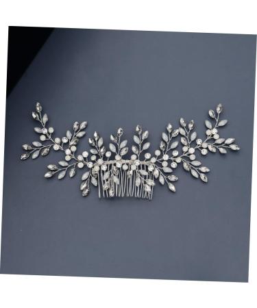 FOMIYES Wedding Side Comb Crystal Hair Comb Leaf Crystal Comb Rhinestone Clip Comb Bridal Hair Clip Vine Side Comb Leaf Hair Comb Wedding Side Headpiece Wedding Dress Accessories Bride - Buy Online on GoSupps.com