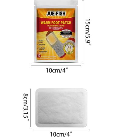 10 Piece Toe Warmers - Durable & Safe Air Activated Heating Pillows | 8 Hours of Natural Heat Stickers for Women - Shop Internationally! - Buy Online on GoSupps.com