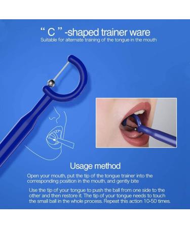 KUUY 3pcs Tongue Tip Exercise Tool Set | Lateralization & Lifting for Oral Muscle Training | Enhance Speech & Swallowing Skills - International Shipping Available - Buy Online on GoSupps.com