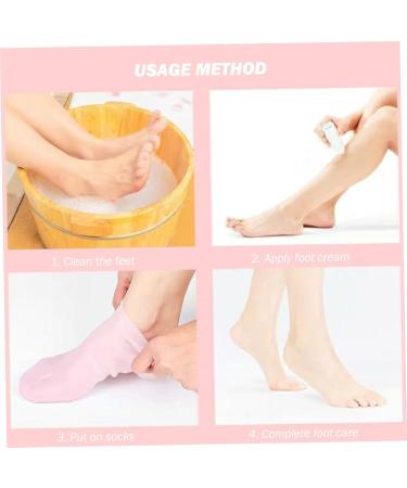 4 Pairs Silicone Moisturizing Gloves & Socks Set Anti Slip Spa Socks and Gloves 2 Colors Hands Feet Skin Care High Elasticity Gloves and Socks Moisturizing Gloves & Socks - Buy Online on GoSupps.com