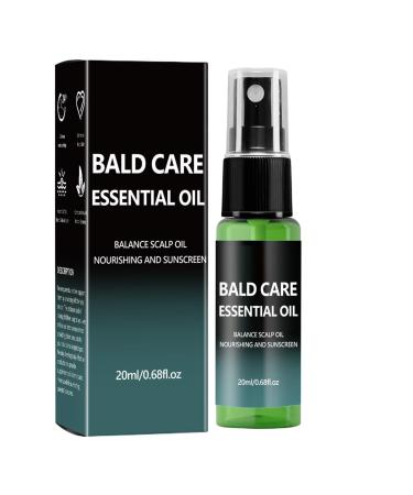 Bald Scalp Care | 20ML Soothing Natural Liquid Scalp Moisturizer | for Follicles Tension and Irritation. Suitable for Men Dads Colleagues and Girlfriends