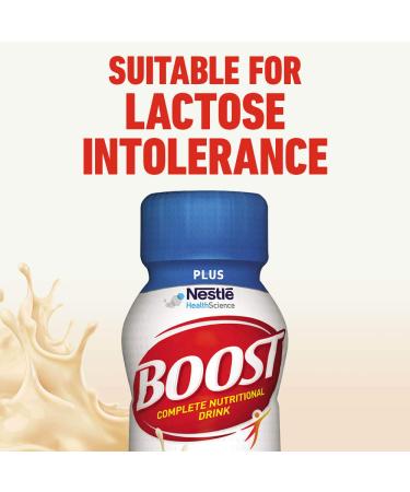 Boost Plus Very Vanilla Nutritional Drink 8 fl oz Bottle 12 Pack - Packaging May Vary - Buy Online on GoSupps.com