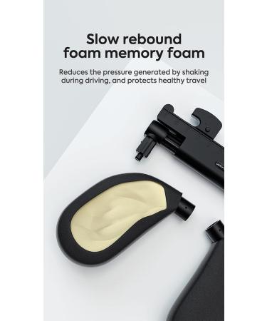 Zokoe Kids Neck Pillow - Soft Breathable Headrest for Car Travel | Fast Assembly Supports Head & Neck | Ideal for Adults & Children (Black) - Buy Online on GoSupps.com