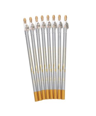 OHPHCALL 8pcs Eyebrow -in- Eyeliner Girls Pencils Brighten Women Makeup Sharpener Pencil Tool Strokes with