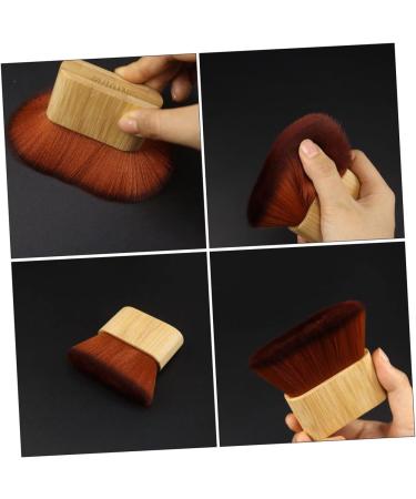 DOITOOL Hair Brush Barbershop Supply Face Cleaning Tool Accessories for Hair Shave Brushes for Men Hair Bubbles for Girls Soft Duster Barber Brush Neck Fiber Wool Bristle Brush - Buy Online on GoSupps.com
