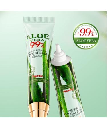 01 20 g moisturizing eye cream with aloe vera eye repair cream eye cream against dark circles and puffiness moisturizing eye cream for instant eye cream - Buy Online on GoSupps.com