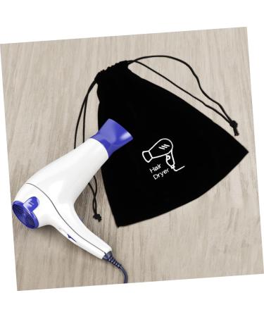 NOLITOY 4pcs Flannel Hair Dryer Bag Hair Dryer Travel Bag Hair Dryer Storage Bag for Hair Dryer Hair Dryer Bag for Travel Curling Iron Travel Bag Travel Drawstring Bag Makeup Brush Bag 26.00X23.00X0.50CMx4pcs Blackx4pcs - Buy Online on GoSupps.com