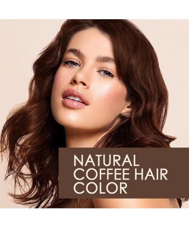 3-in-1 Hair Dye Shampoo for Instant Grey Coverage - Herbal Ingredients for Women & Men - 500mL (Coffee) - Buy Online on GoSupps.com