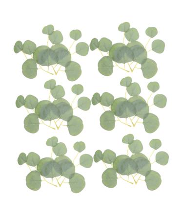 50pcs Artificial Willow Leaves Faux Eucalyptus Green Leaves Simulated Leaves Decor Greenery Decor Faux Stems Green Home Decor Plastic Plants Stems Garland Leaf Wedding Glossy Cloth Green 2 14X13.5CM