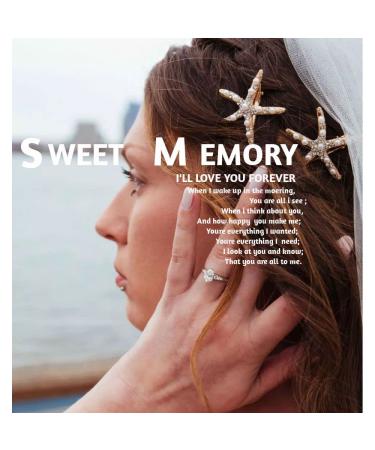3 Pcs Starfish Hair Clip Set - Perfect Bridal & Flower Girl Wedding Accessories - Buy Online on GoSupps.com