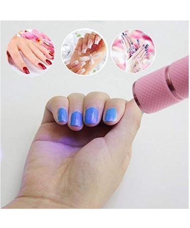 Glamza White Professional Mini Portable Travel Nail Cure LED Light Lamp Fast Gel Nail Dryer - Buy Online on GoSupps.com