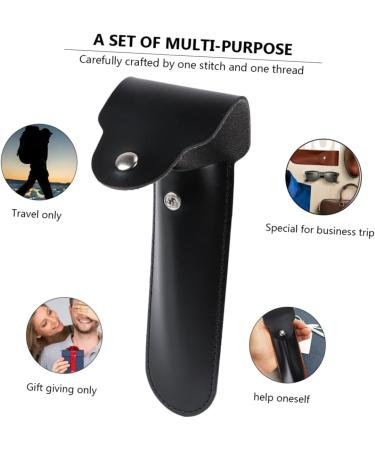 Shop Minkissy 3pcs Ladies Manual Razor Set with Leather Case - Travel Essentials for Smooth Skin - Buy Online on GoSupps.com