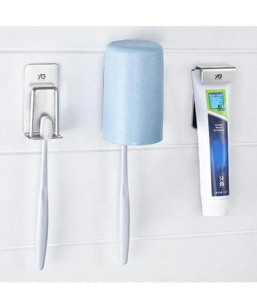 PERFK 3x Toothbrush Holder & Self-Filling Toothpaste Dispenser | Stainless Steel | International Shipping - Buy Online on GoSupps.com