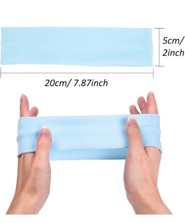 DERAYEE 12 Pack Sports Headbands - Colorful Sweatbands for Jogging Yoga Cycling & Fitness | International Shipping - Buy Online on GoSupps.com