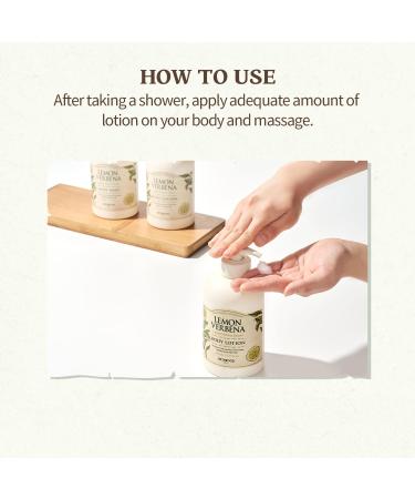 Buy SKINFOOD Lemon Verbena Body Lotion 450g | Hydrating & Moisturizing Lotion for Men & Women | Fresh Citrus Scent | Shop Internationally - Buy Online on GoSupps.com