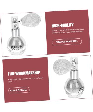 MUSISALY 1pc Spray Glitter Powder Spray Bottle Glitter Spray for Hair Sprayer Bottle White Plastic 7x5.5cm White - Buy Online on GoSupps.com