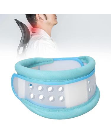 SAFWEL Ergonomic Neck Collar - Comfortable Adjustable Neck Support & Flexible Traction for Pain Relief - Buy Online on GoSupps.com
