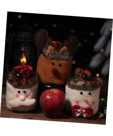 LALAFINA 3 Pcs Christmas Candy Bag Candy Bags Christmas Snack Bags Candy Storage Container Cartoon Box - Buy Online on GoSupps.com