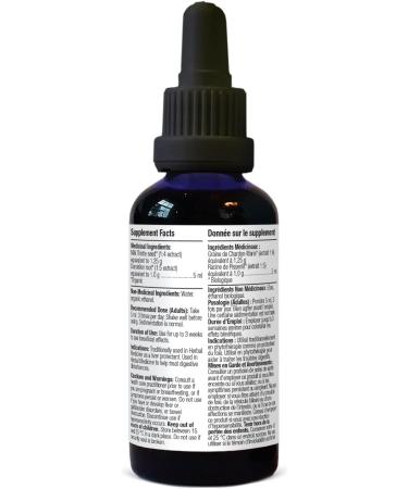 Nova Scotia Organics Milk Thistle Dandelion Tincture (50 ml) - NPN 80033318 - Buy Online on GoSupps.com