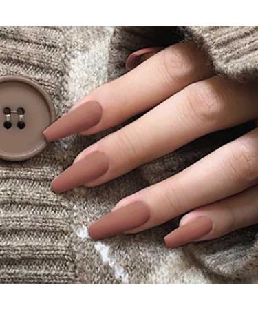 Dreamyn Long Matte Ballerina False Nails - 24Pcs - Buy Online on GoSupps.com