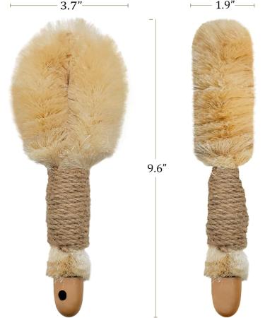 Sisal Dry Body Brush for Exfoliation and Skin Health - Natural Bristles, Improve Blood Circulation, Reduce Cellulite and Ingrown Hairs - Buy Online on GoSupps.com
